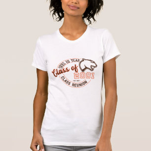 T-shirt Classe SVHS de '01 20 ans Réunion Dames T