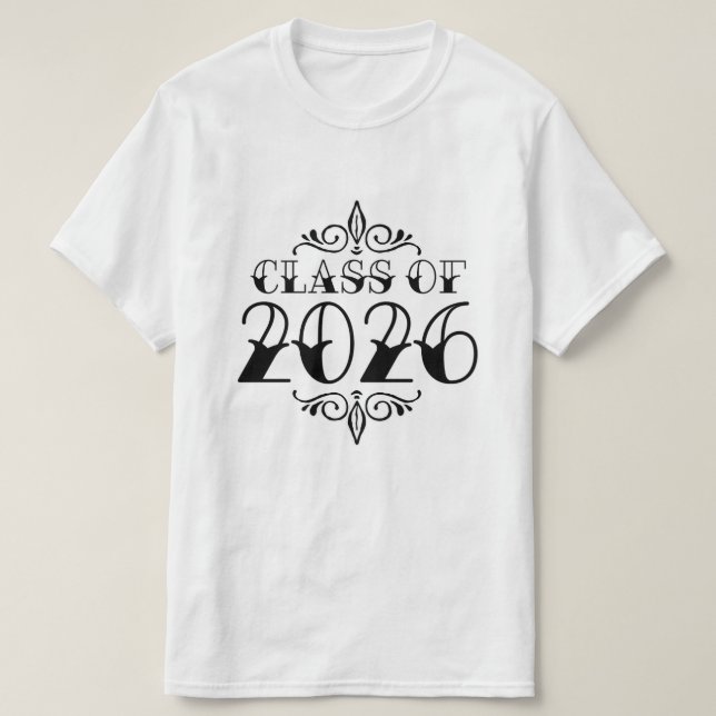 T-shirt Classe Tat de 2026 Graduation (Design devant)