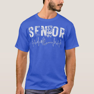 T-shirt Classe vintage De 2023 Marching Band Music Senior 