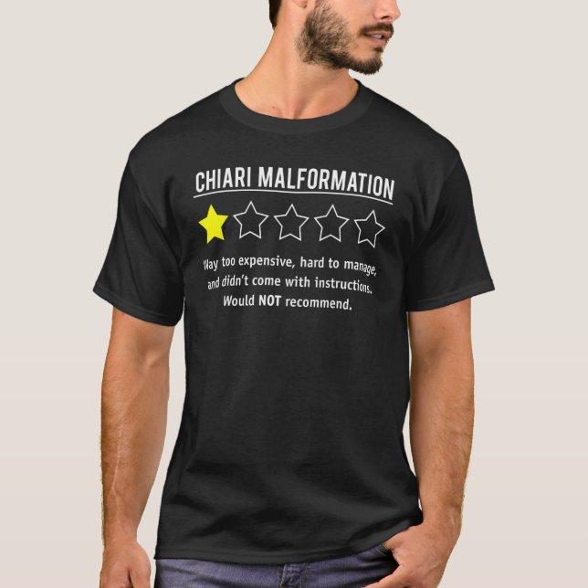 T-shirt Classement des malformations de Chiari (Devant)