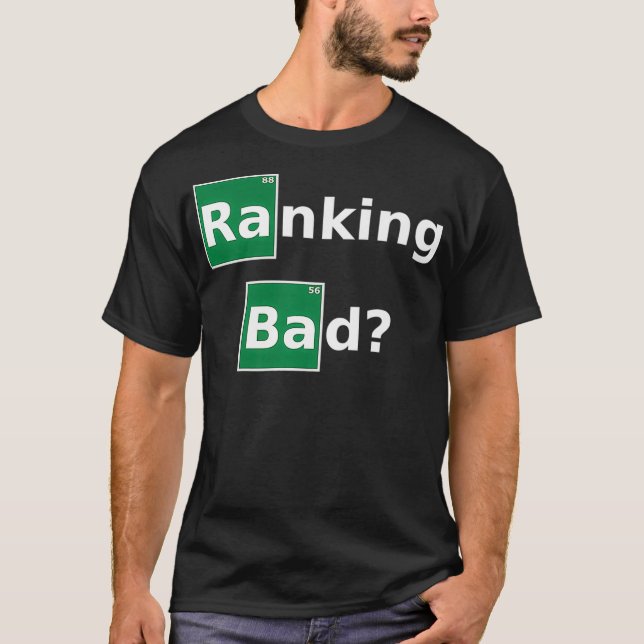 T-shirt Classement Mauvais design drôle pour SEO EpertsMar (Devant)