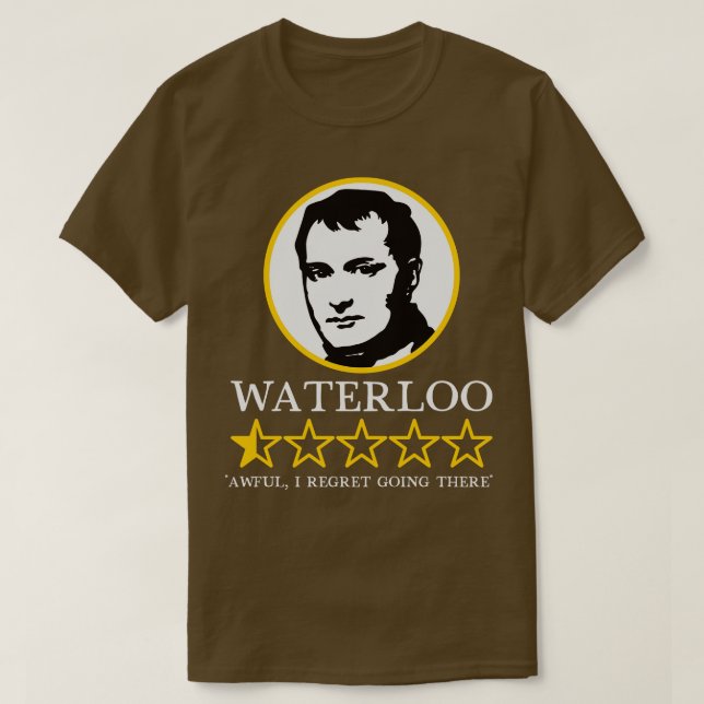 T-shirt Classements de Waterloo (Design devant)