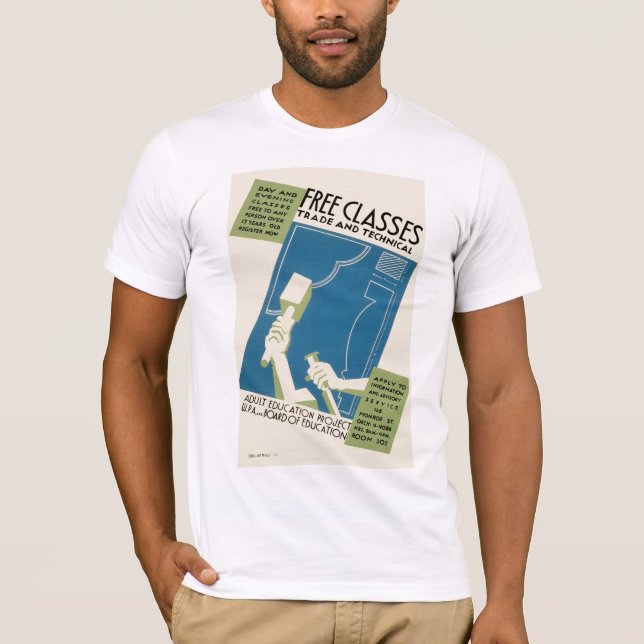 T-shirt Classes libres ~ Commerce et technique (Devant)