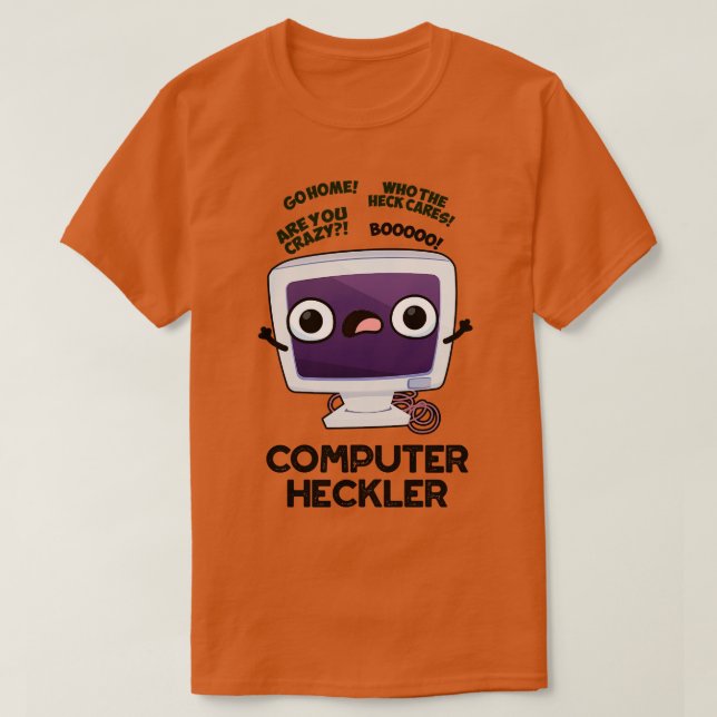T-shirt Classeur d'ordinateur Funny Hacker Pun 1 (Design devant)