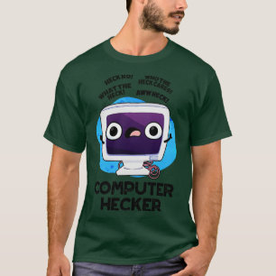 T-shirt Classeur d'ordinateur Funny Hacker Pun 1