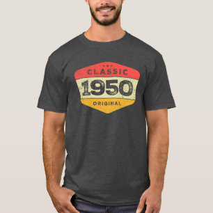T-shirt Classic 1950 73ème anniversaire Vintage