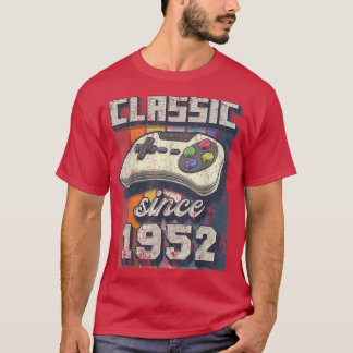T-shirt Classic 1952 70e Anniversaire Retro Video Game Con