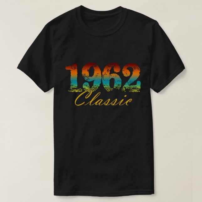 T-shirt Classic 1962 Tee Né en 1962 Cadeaux d'anniversaire (Design devant)