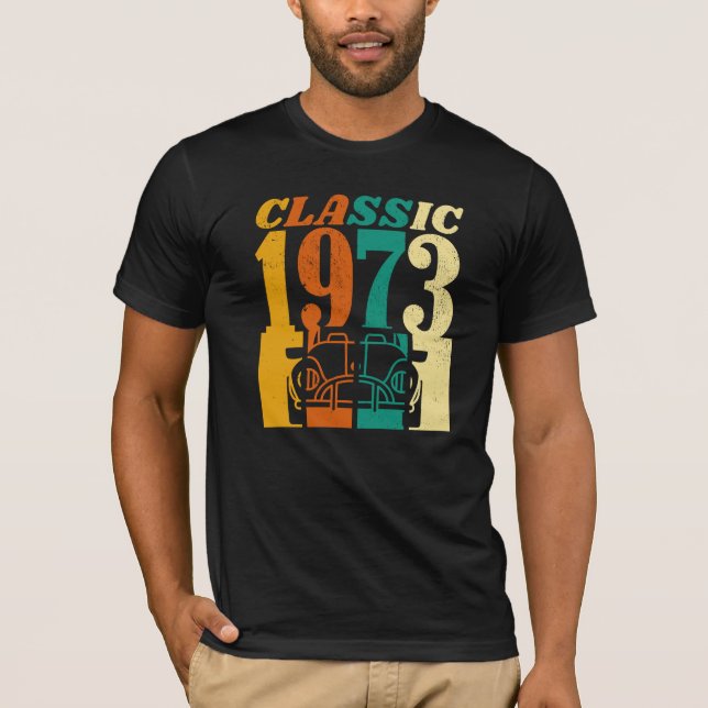 T-shirt Classic 1973 52e anniversaire (Devant)