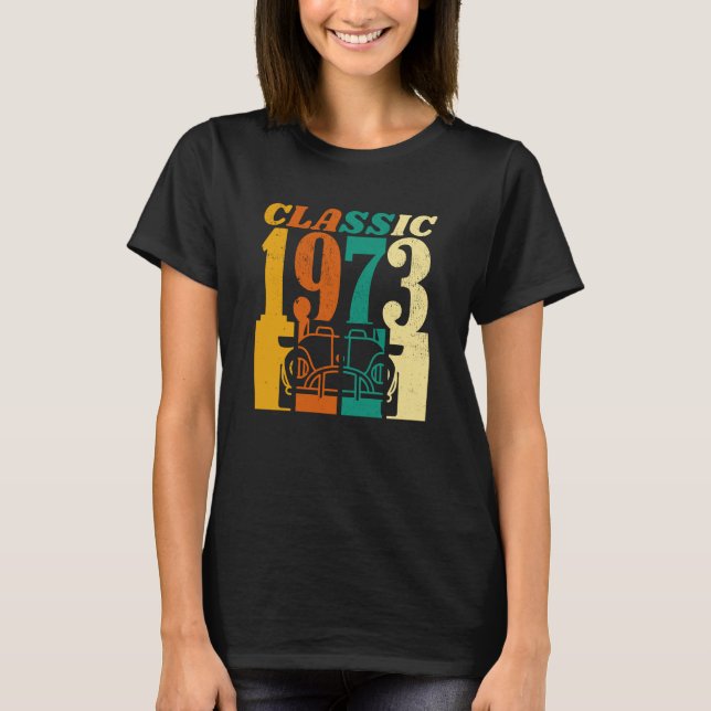 T-shirt Classic 1973 52e anniversaire (Devant)