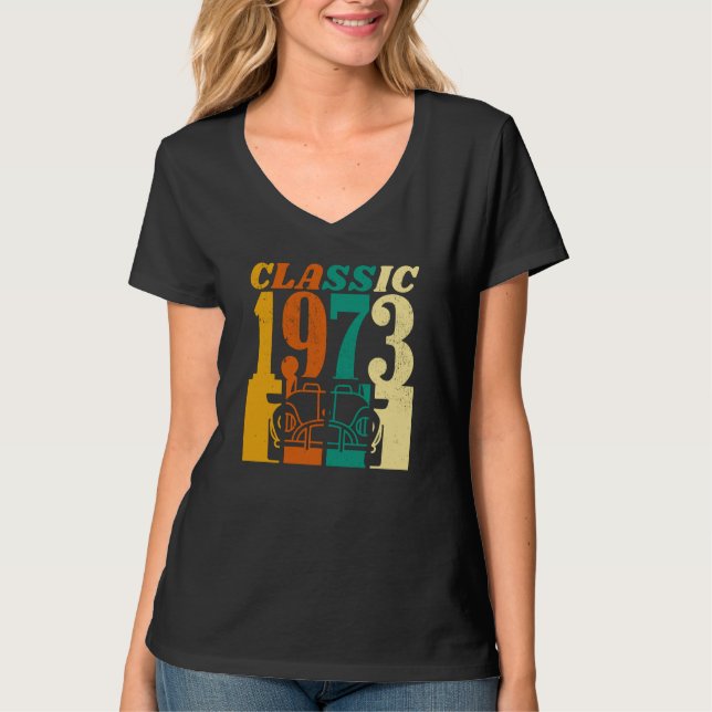 T-shirt Classic 1973 52e anniversaire (Devant)