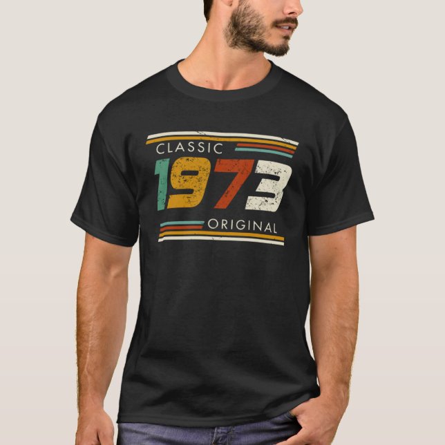 T-shirt Classic 1973 Original Vintage (Devant)
