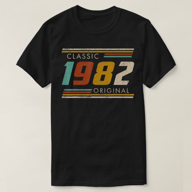 T-shirt Classic 1982 Original 41ème anniversaire 41 ans Vi (Design devant)