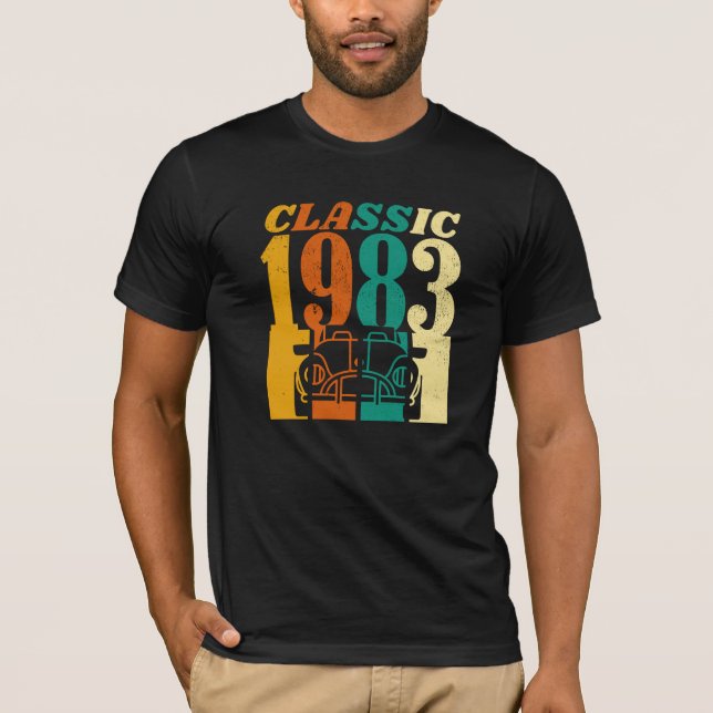 T-shirt Classic 1983 42e anniversaire (Devant)
