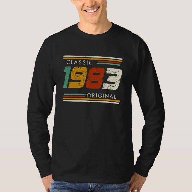 T-shirt Classic 1983 Original Vintage (Devant)