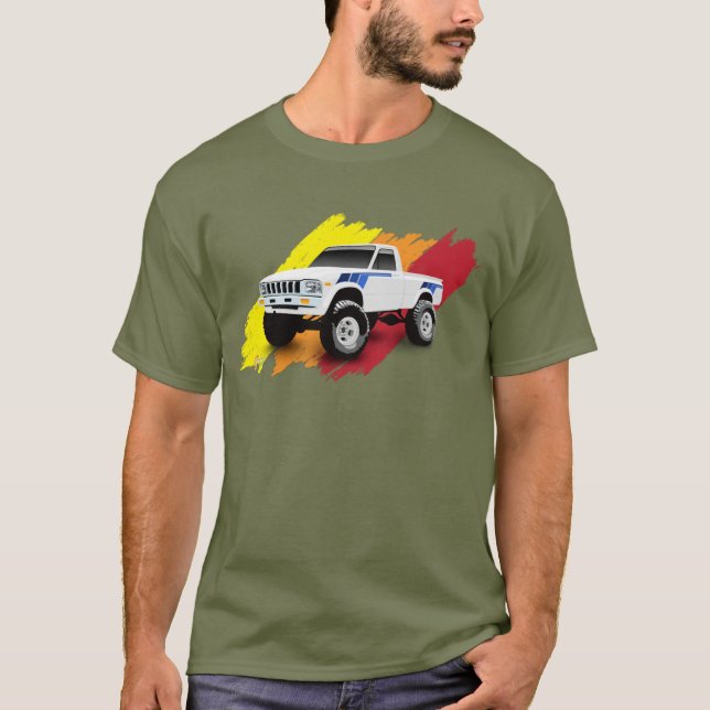 T-shirt Classic 1983 Pickup Truck Hilux 4wd (Devant)