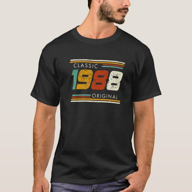 T-shirt Classic 1988 Original Vintage (Devant)