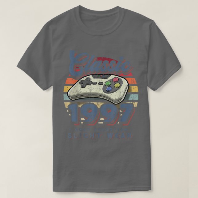 T-shirt Classic 1997 25e Anniversaire Retro Video Game Con (Design devant)