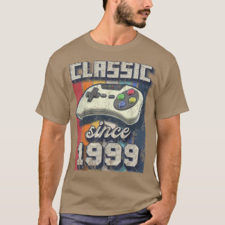 T-shirt Classic 1999 23ème Anniversaire Retro Video Game C