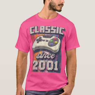 T-shirt Classic 2001 21e Anniversaire Retro Video Game Con