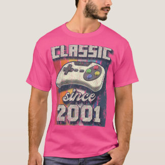 T-shirt Classic 2001 21e Anniversaire Retro Video Game Con