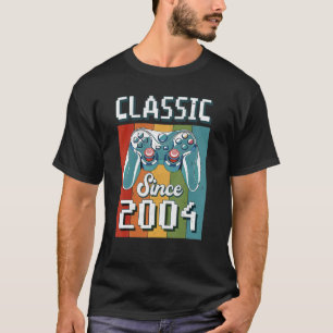 T-shirt Classic 2004 18e Anniversaire Contrôleur de jeu vi