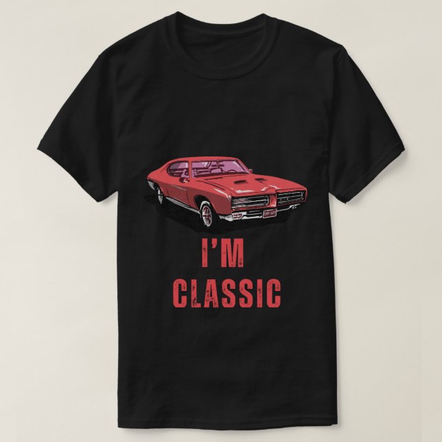 T-shirt classic car (Design devant)