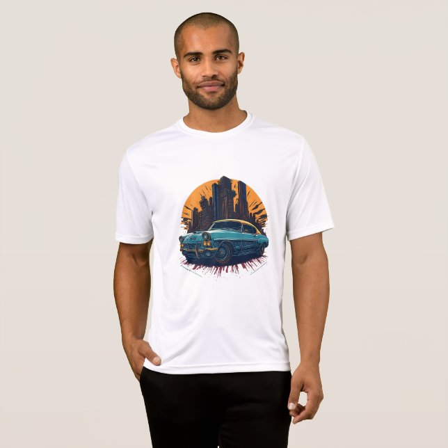 T-shirt Classic car vintage old chevrolet (Devant entier)