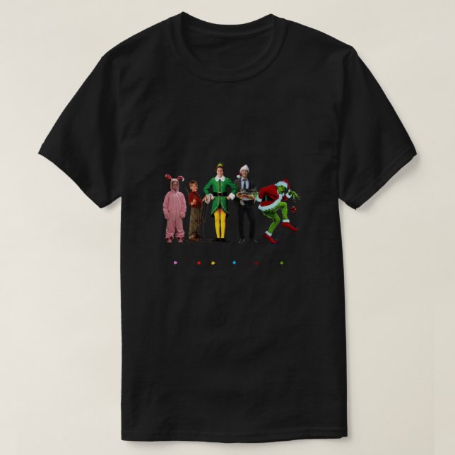 T-shirt Classic Christmas Movie Character Friends Classic  (Design devant)