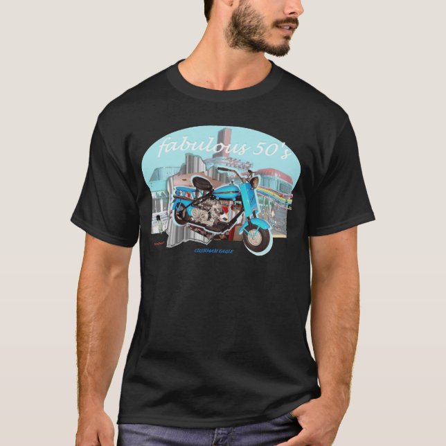 T-shirt Classic_Cycle_Cushman (Devant)