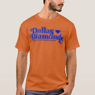 T-shirt Classic Dallas Diamonds WABA Basketball 1979 TShir