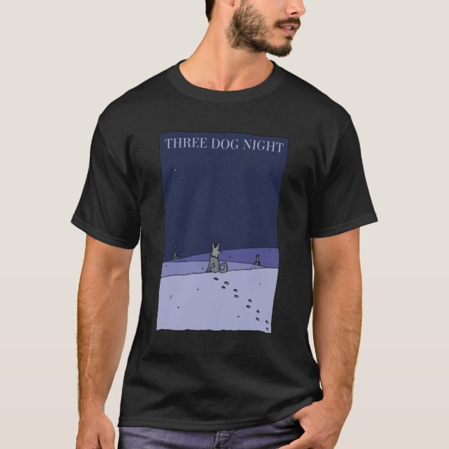 T-shirt Classic de trois chiens de nuit II (Devant)