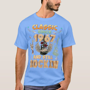 T-shirt Classic Depuis 1967 Et Encore Rockin Anniversaire 
