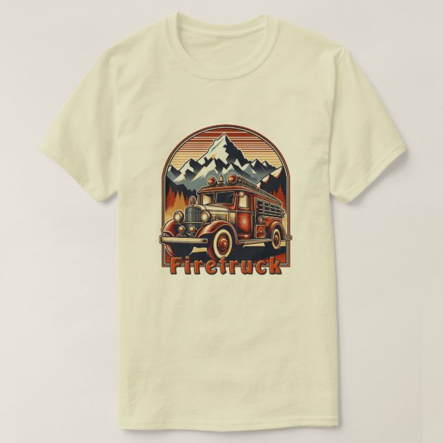T-shirt Classic Fire Truck (Design devant)