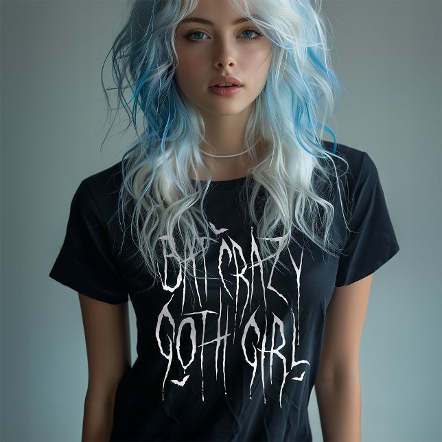 T-shirt Classic Horreur Chat gothique Crazy Typographie Go (Créateur téléchargé)