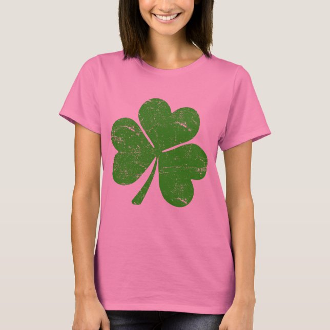 T-shirt Classic Irish shamrock (Devant)