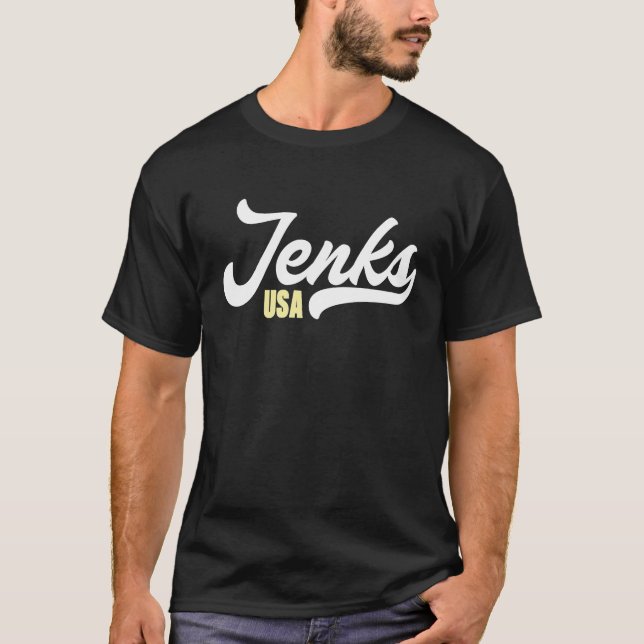 T-shirt Classic Jenks America Oklahoma (Devant)