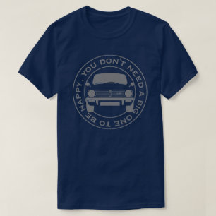 T-shirt Classic Mini Clubman, ligne d'étiquette des années
