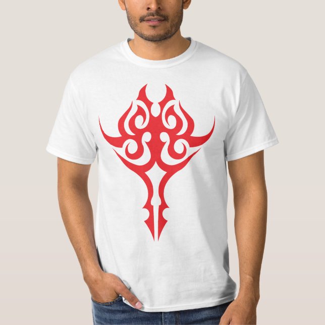 T-shirt Classic Ornamental Floral Border Elegant Design (Devant)