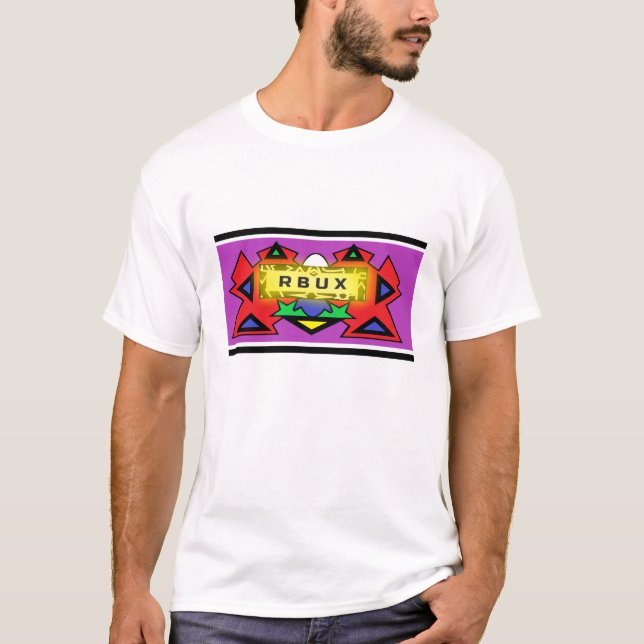 T-SHIRT CLASSIC RBUX UNIQUEX GAMER DESIGN (Devant)