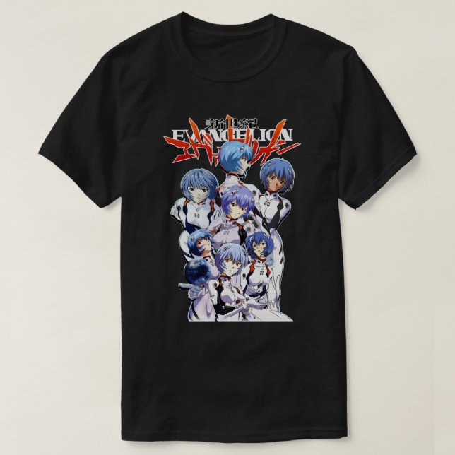 T-shirt Classic Rei Ayanami Evangelion (Design devant)