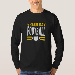 T-shirt Classic Retro Green Bay Football Wisconsin Green B