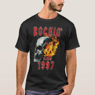T-shirt Classic Rock 1997 24th Birthday Rock And Roll Dist