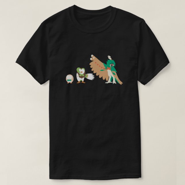 T-shirt Classic Rowlet Evolution (Design devant)