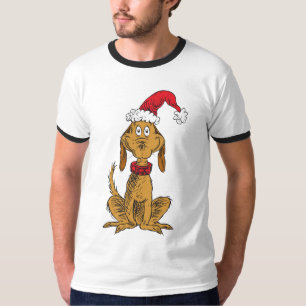 T-shirt Classic The Grinch   Max - Santa Hat