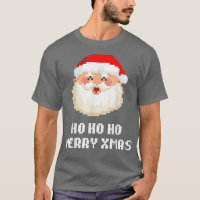 Classic Video Game Santa Ho Ho Ho Merry Xmas
