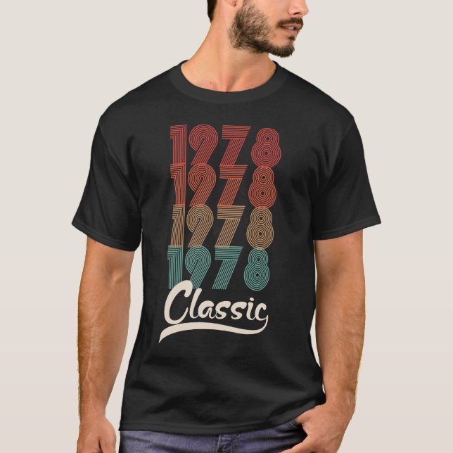 T-shirt Classic Vintage 1978 (Devant)