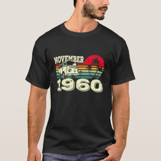 T-shirt Classic Vintage 60's Caravan Sunset novembre 1960