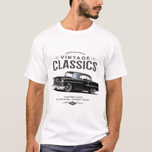 T-shirt Classic vintage Black Street Rod