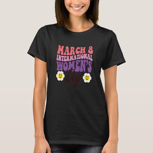 T-shirt Classic Vintage International Womens Day (Devant)